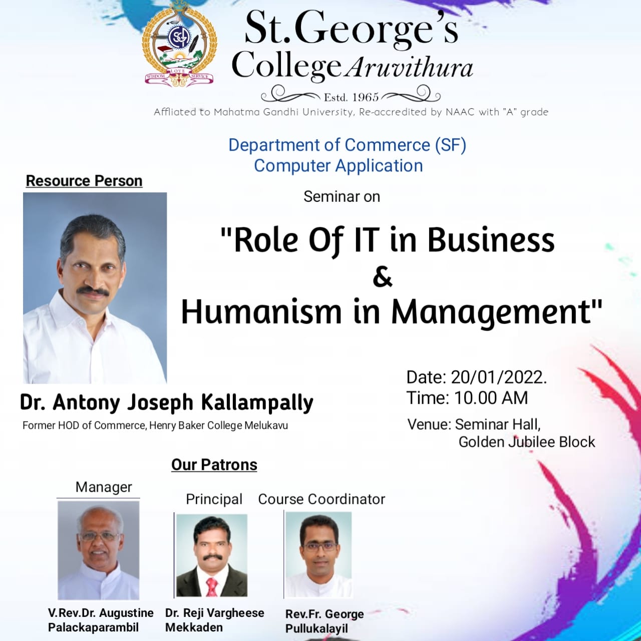 Role of IT in Business and Humanism in Management